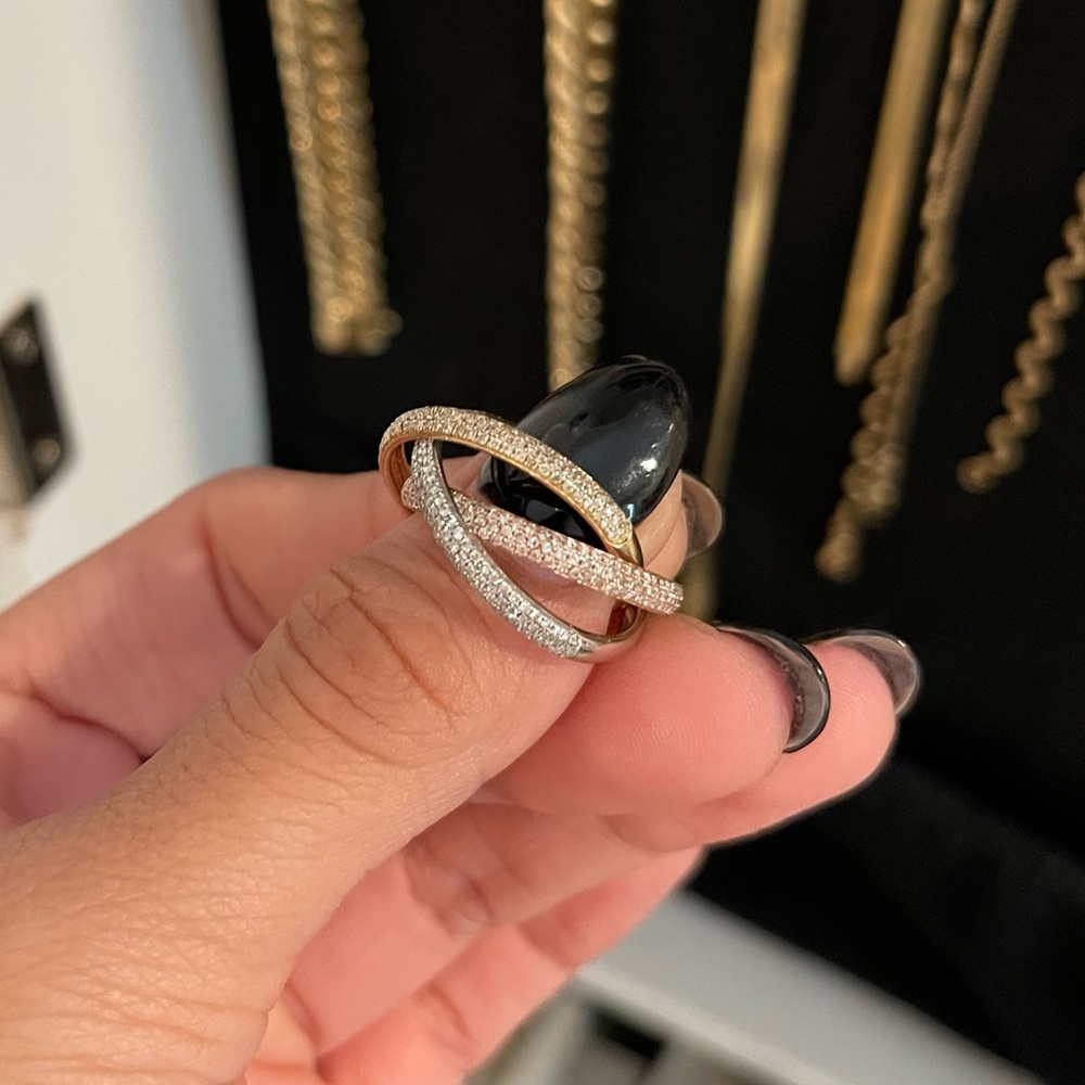 1.6 Ct Interlocking Trinity Bands - image 2